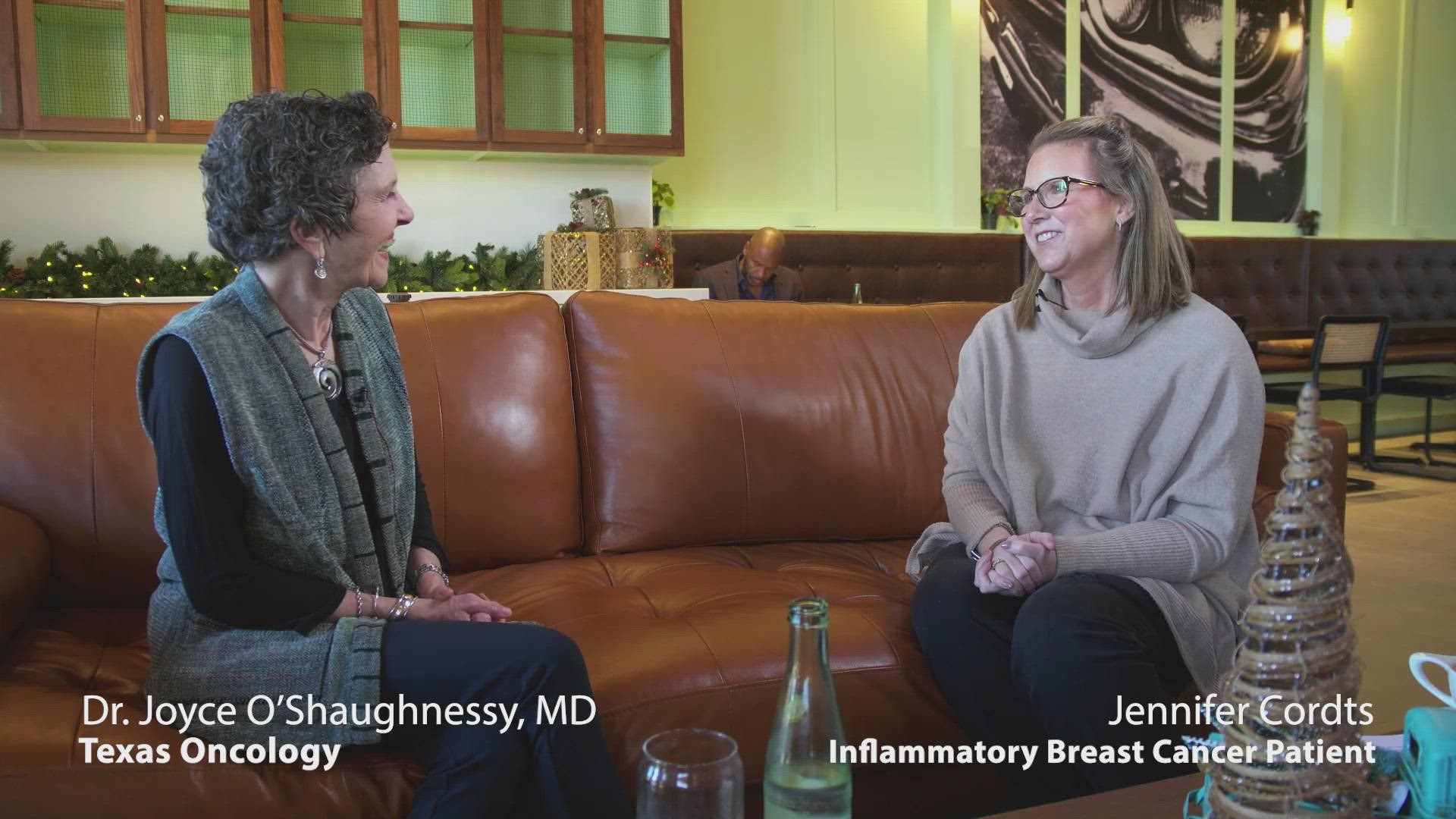 Dr. Joyce O'Shaughnessy, a Dallas-based oncologist with Texas Oncology, answers questions about Inflammatory Breast Cancer from Jennifer Cordts.