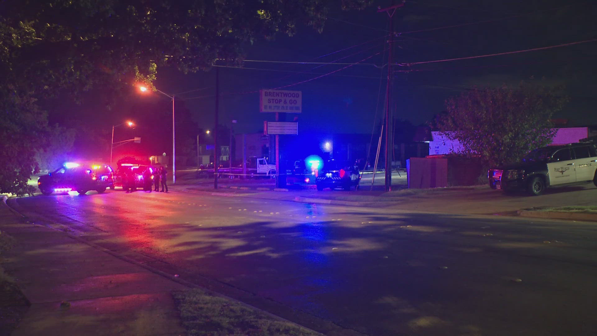 The incident happened in the 1700 block of Handley Drive in Fort Worth Sunday night, police say.