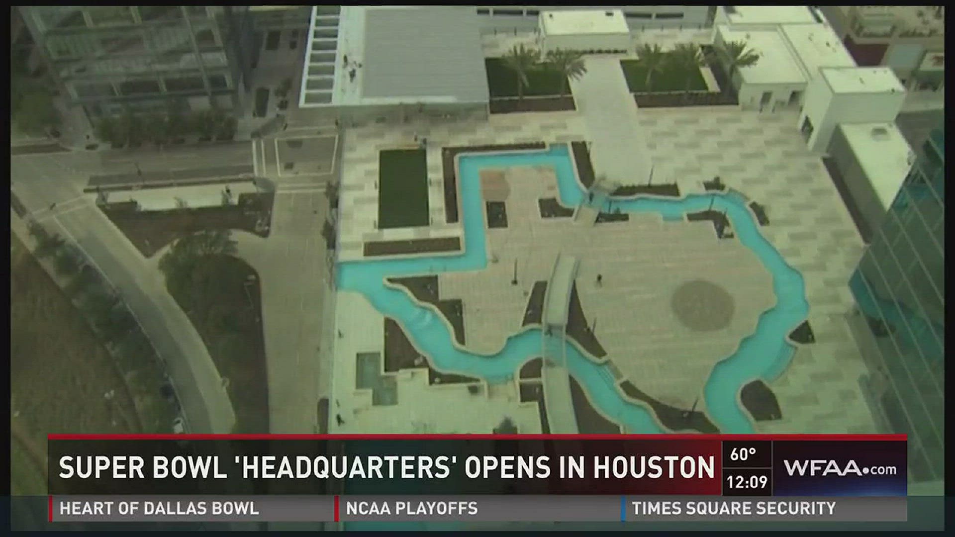 Super Bowl 'headquarters' opens in Houston