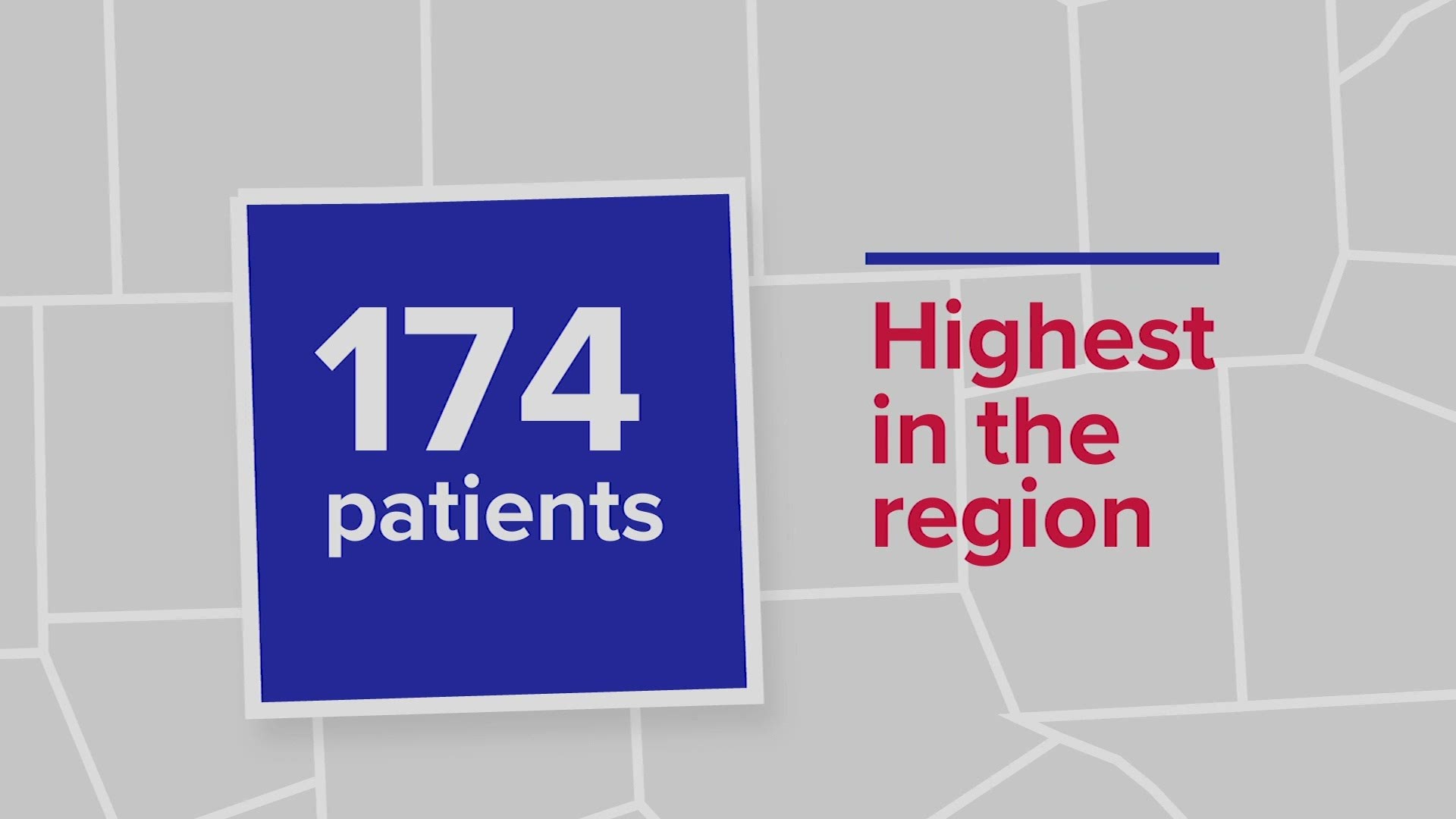 In recent weeks, officials say the number of people hospitalized with COVID in Tarrant County has nearly doubled, from about 90 to 174.