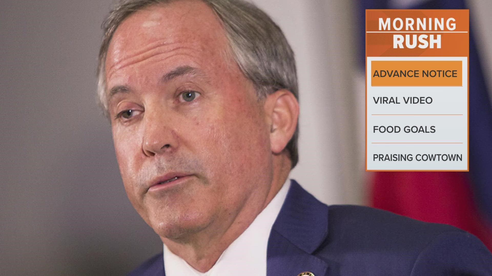 Paxton was accused of trying to dodge the subpoena at his home in McKinney this week.