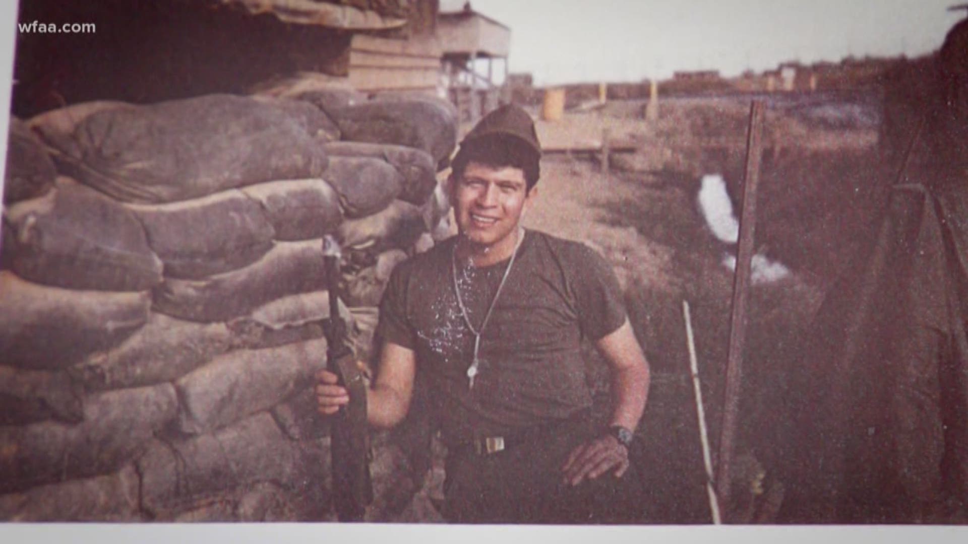 Eddie Reyes is a highly decorated veteran who lost friends and family in the Vietnam conflict. 