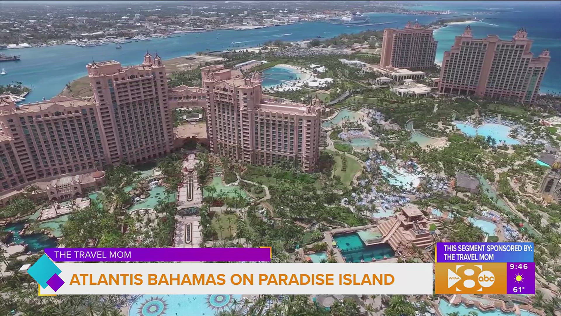 The Travel Mom shares how to save money on your next trip to Atlantis Bahamas on Paradise Island. This segment is sponsored by The Travel Mom. Go to thetravelmom.com