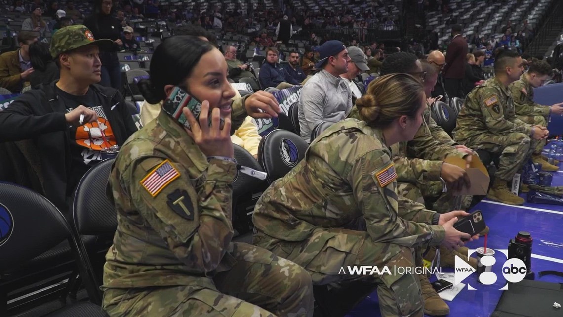 Seats for Soldiers: After hiatus, Mavs' event returned this year, bringing hope and normalcy with it