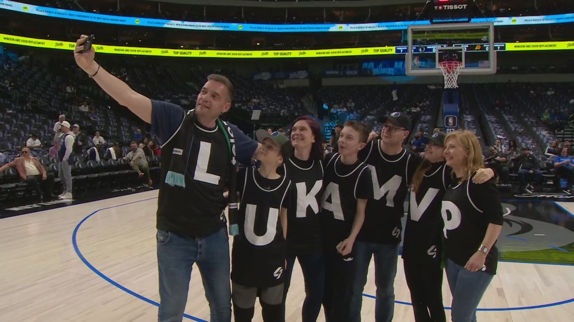 Luka Doncic fans fly from Slovenia to Dallas to see him play