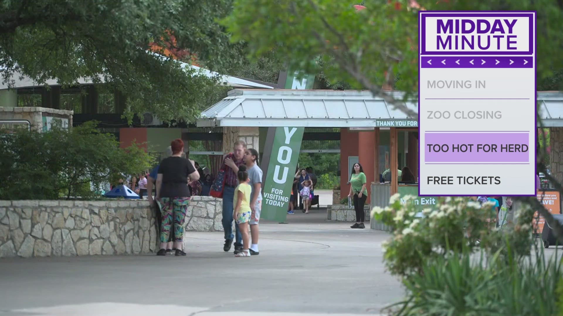 The zoo is closing at 2 p.m. for scheduled employee safety training.