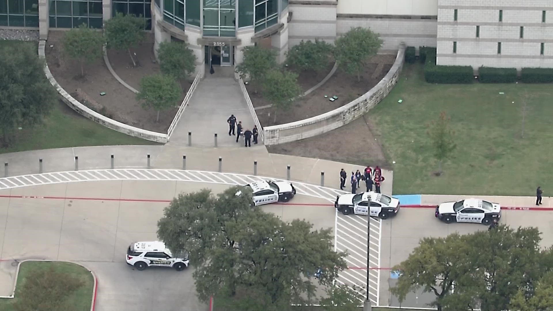 Dallas police were responding to reports of shots fired at the Dallas County Medical Examiner's Office on Tuesday. More information was not immediately available.