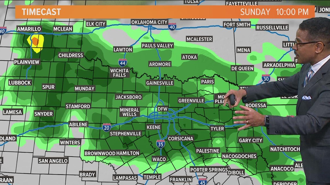 DFW weather: Hour-by-hour rain timeline for the weekend | wfaa.com