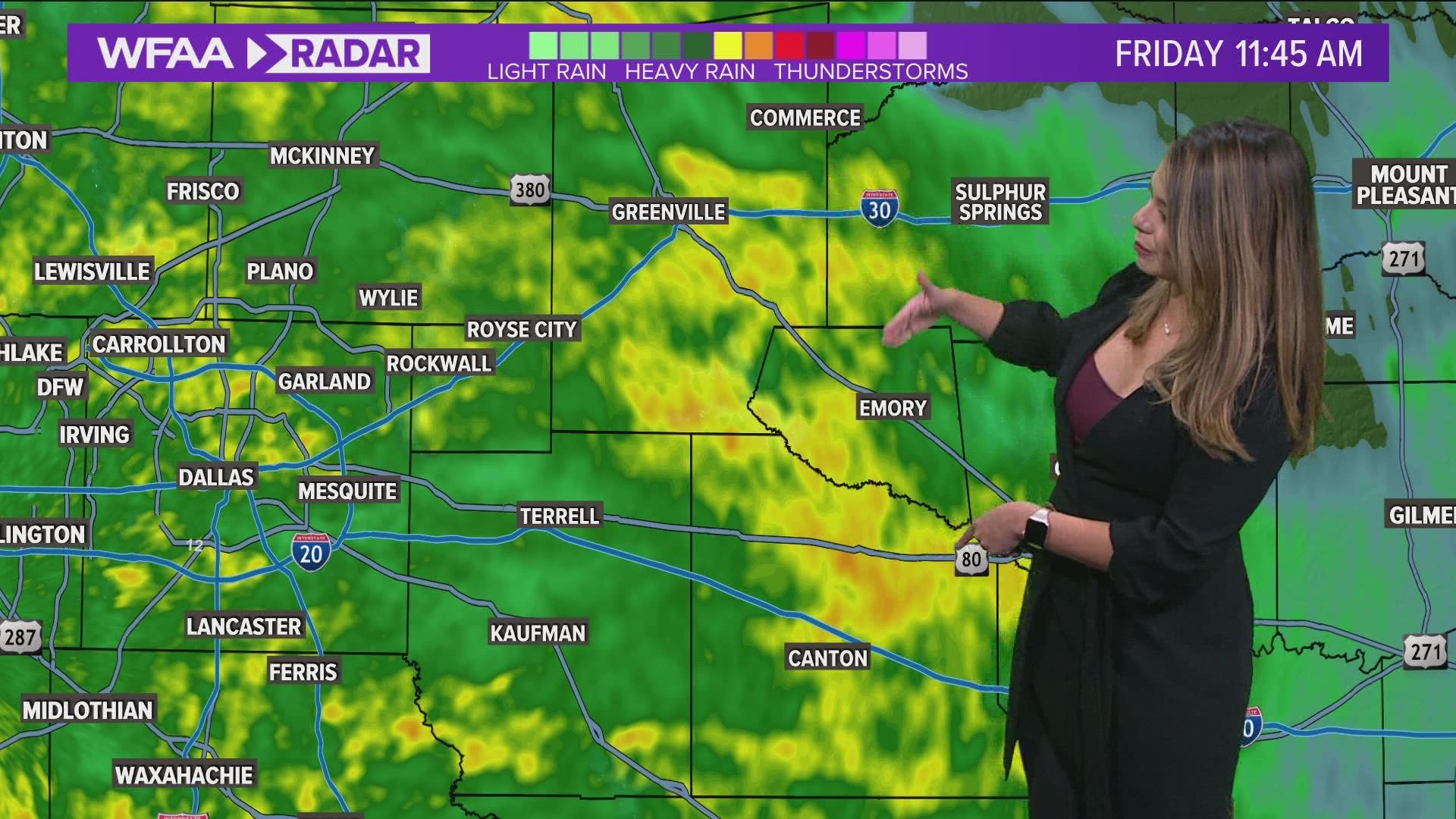 A rainy, cool, and breezy Friday is likely for most. Rain will linger into the evening and nighttime hours, so Friday evening plans look to be wet.