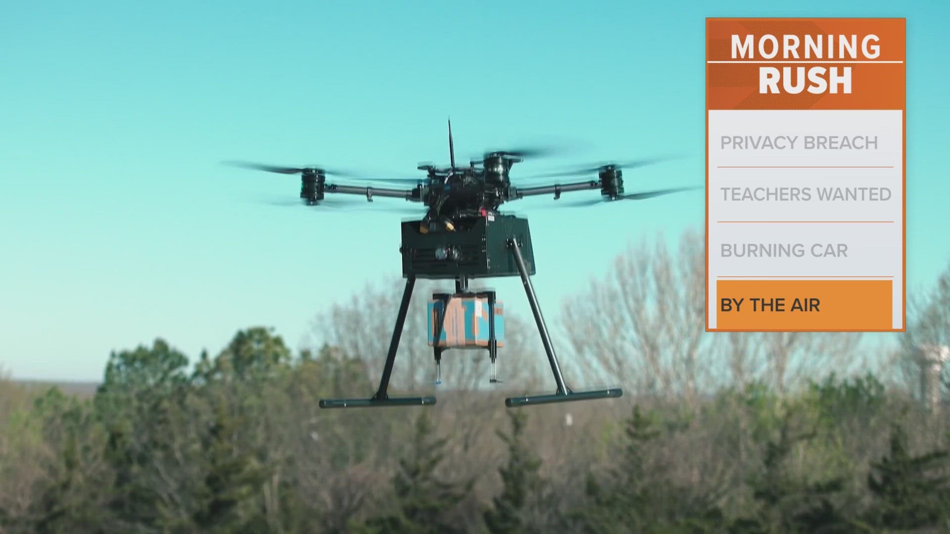 Drone deliveries start in North Richland Hills today, April 22, 2024. The drone will deliver from the store on North Tarrant Parkway.