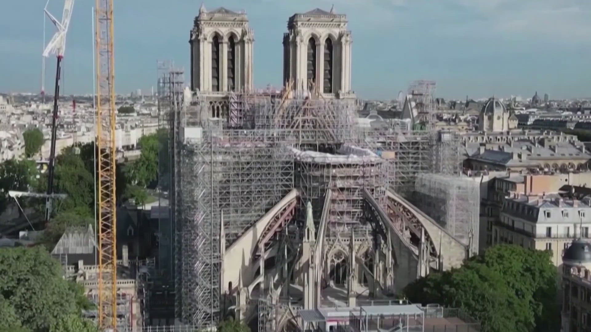 The restoration is now nearly 90% complete ahead of the Paris Olympics.