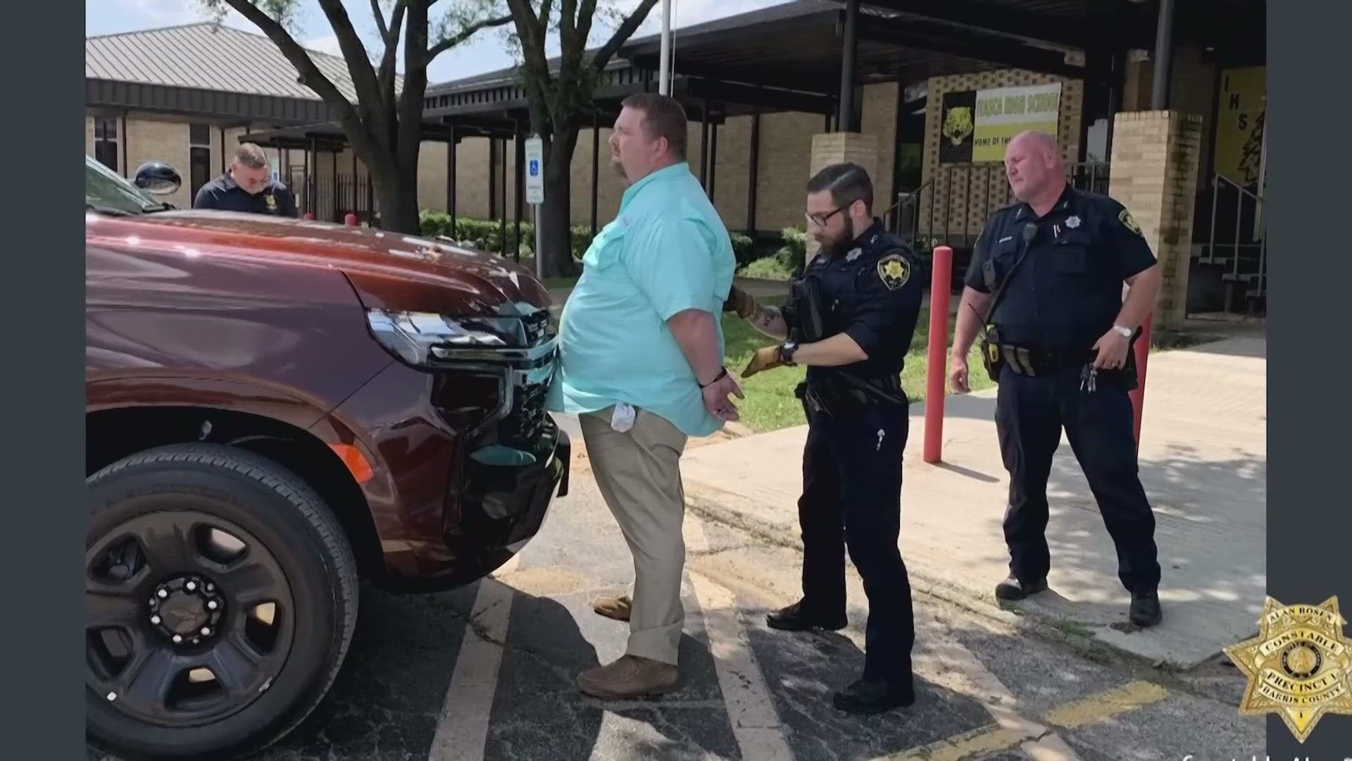 According to Harris County Constable Alan Rosen, Michael Stevens of Itasca ISD was planning to come to Houston and engage in sex acts with a teenage girl.