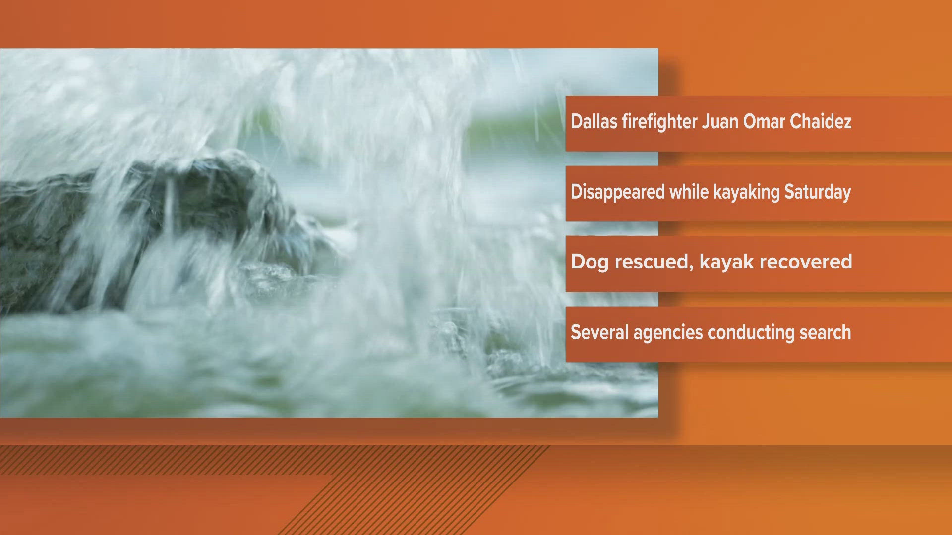 The off-duty firefighter was last seen kayaking on Lake Lavon. 