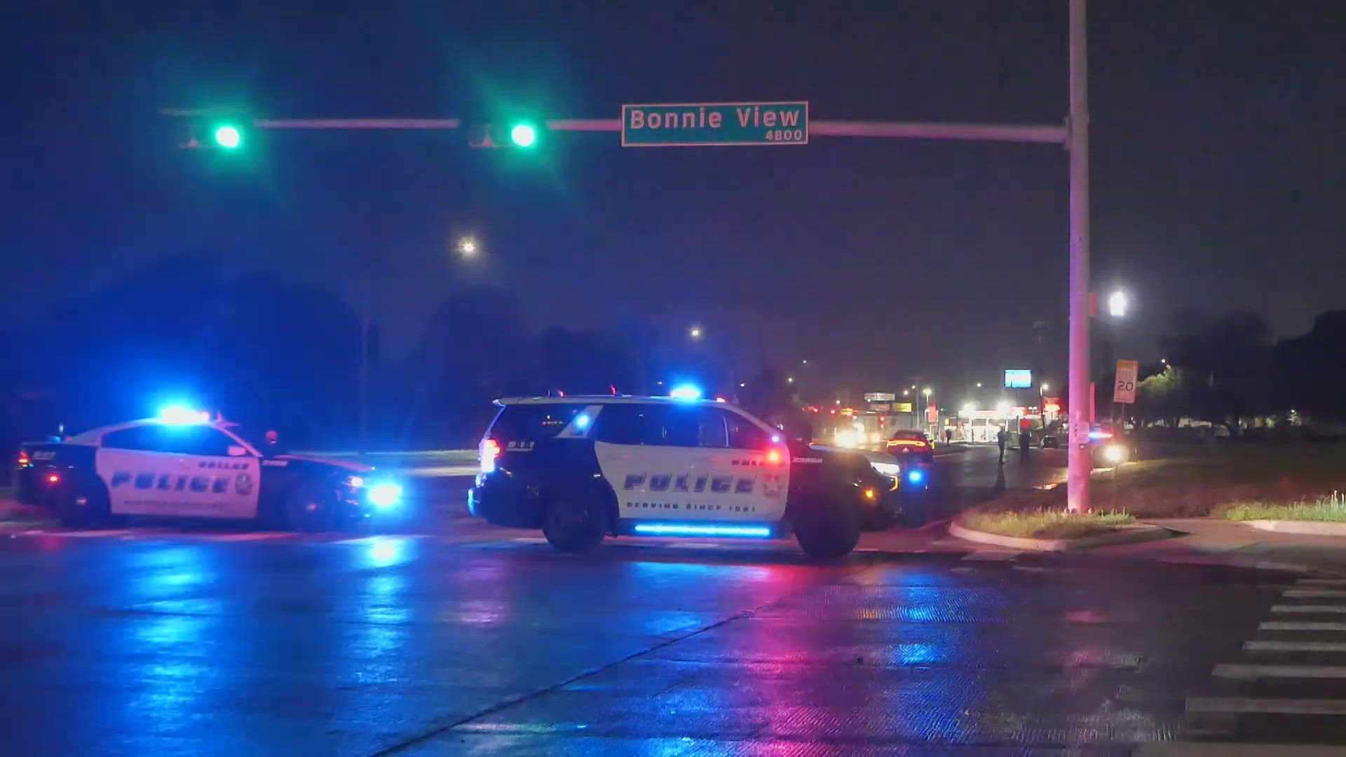 A man was crossing the street in the 3000 block of Great Trinity Forest Way, west of Bonnie View, shortly before midnight when he was hit by a vehicle, police say.