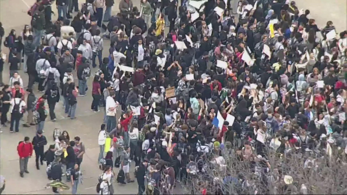 Texas AG Ken Paxton investigates Dallas ISD after student walkouts protesting ICE