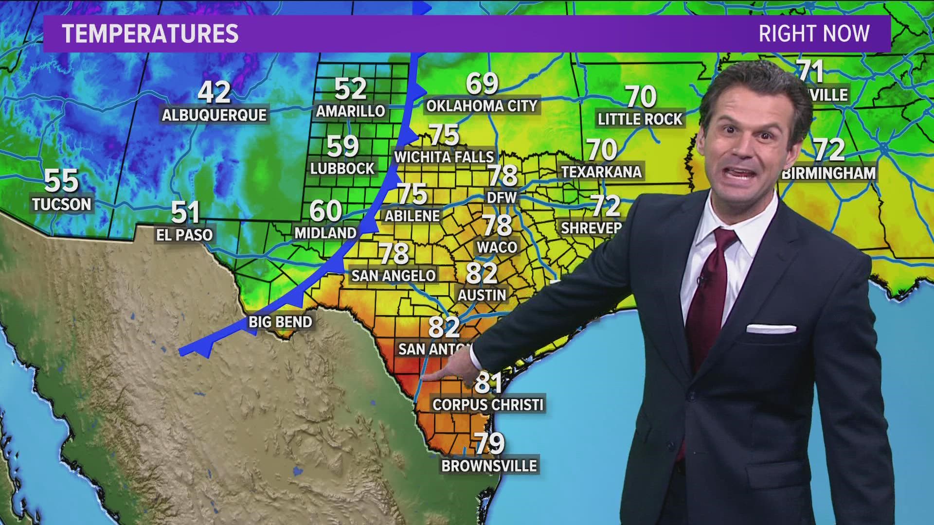 Severe weather update Latest timing and chances for springlike storms