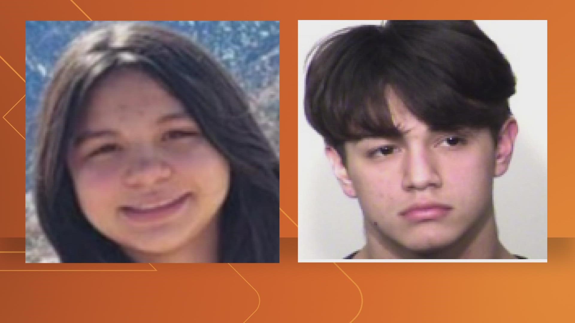 Authorities suspect Joanna Luna was taken by Richard "Xavier" Rodriguez, 17. The truck has an Arizona license plate: AE4438. She was last seen on August 20.