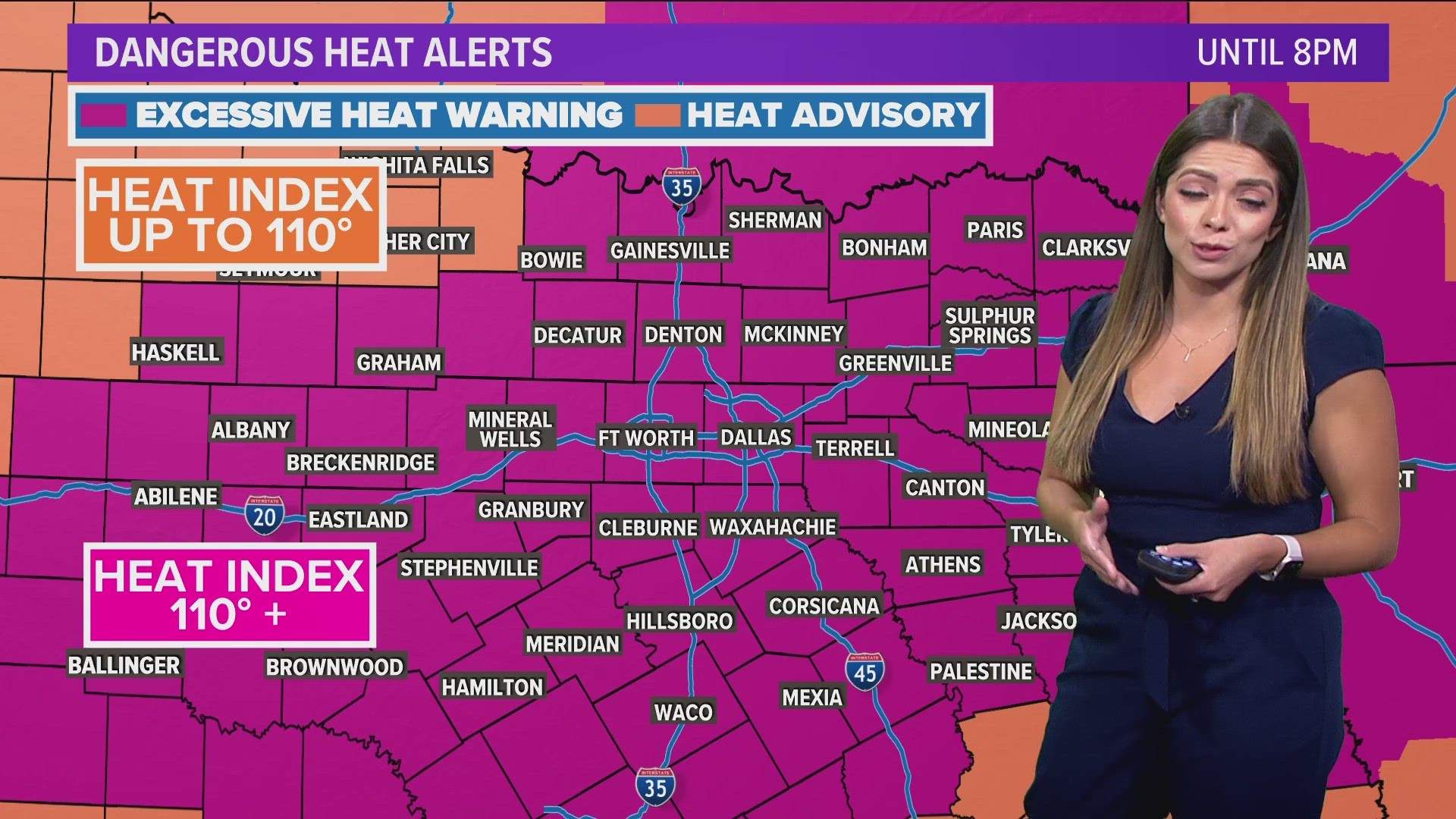 DFW Weather: Excessive Heat Warning for North Texas.