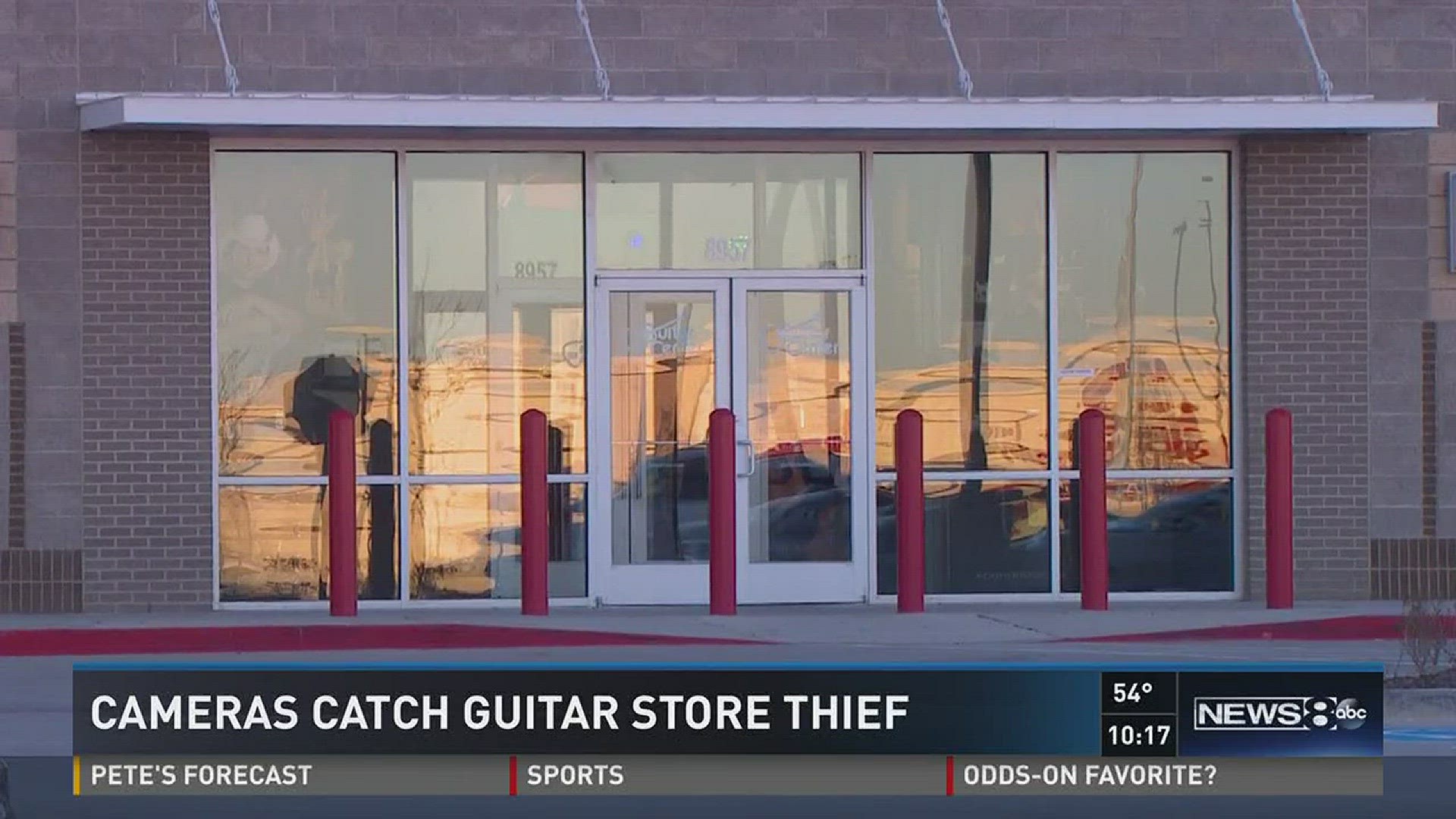 Guitar store thief