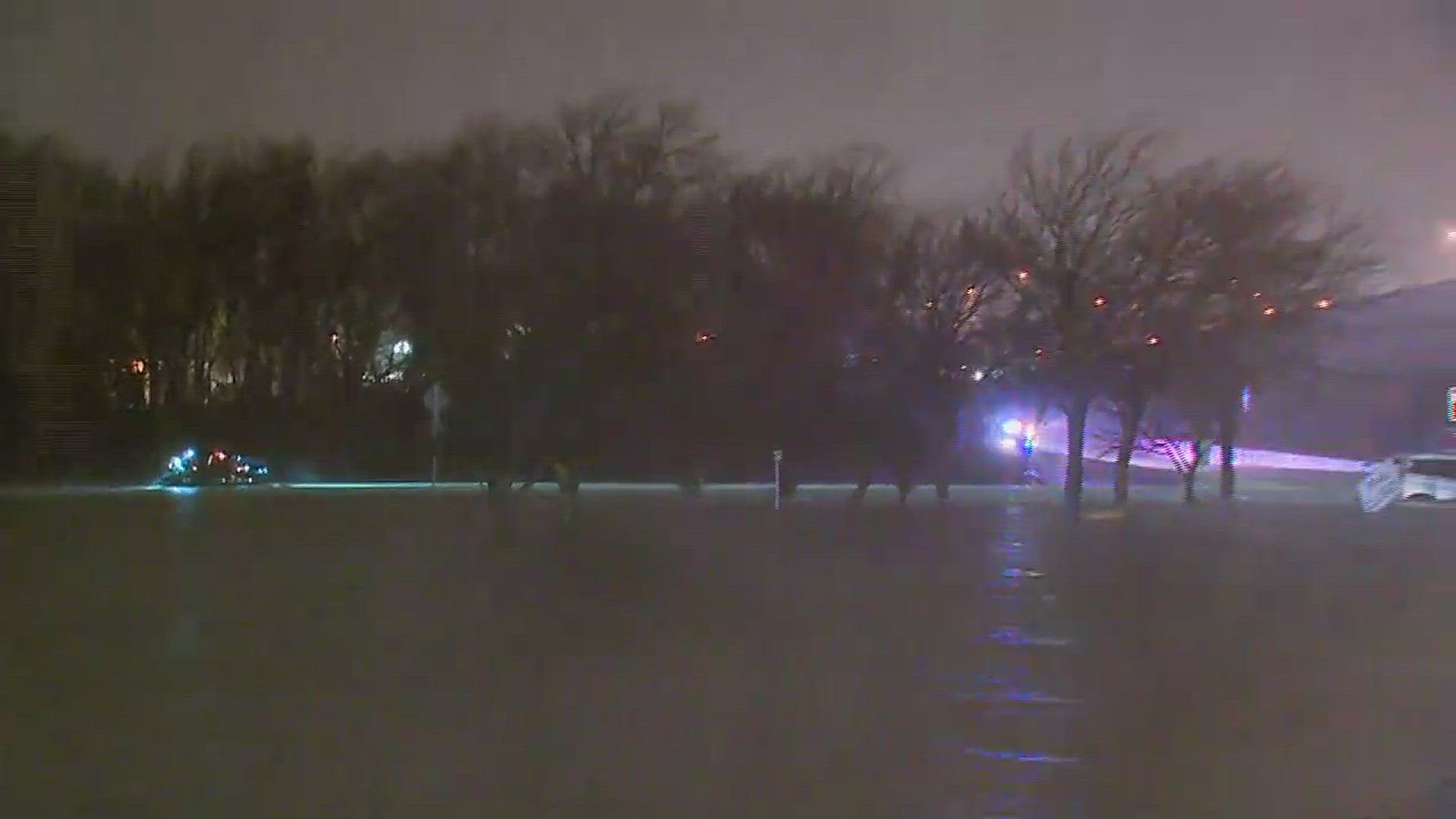 RAW VIDEO: Crews rescue woman from high waters in North Dallas | wfaa.com