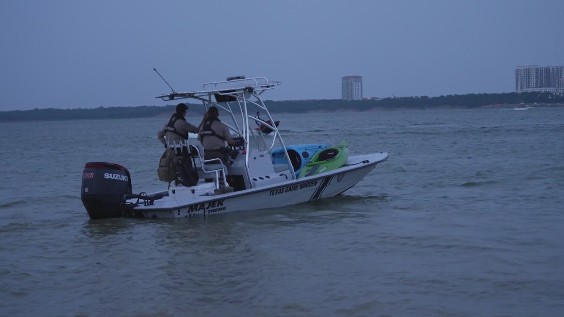 A hit-and-run jet ski incident severely injured a teen woman on Grapevine Lake. Police and Texas Game Wardens investigate and seek information from the public.