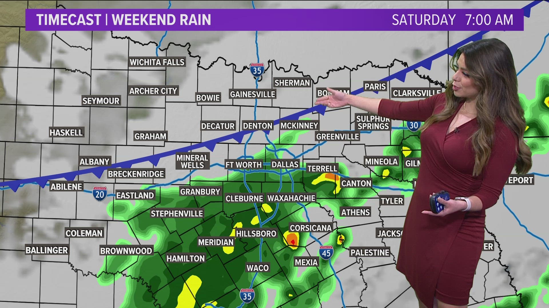 DFW Weather: Tracking weekend rain for North Texas.
