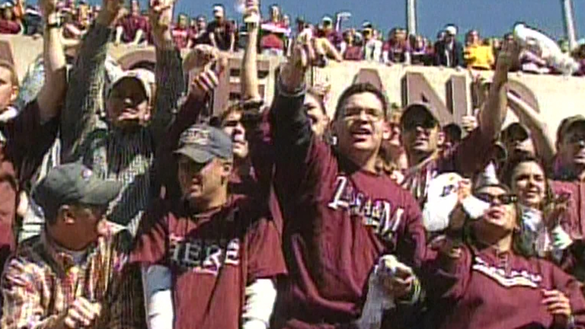 Watch some of WFAA's coverage of the Texas-Texas A&M game in 1999 after the deadly Aggie Bonfire collapse.