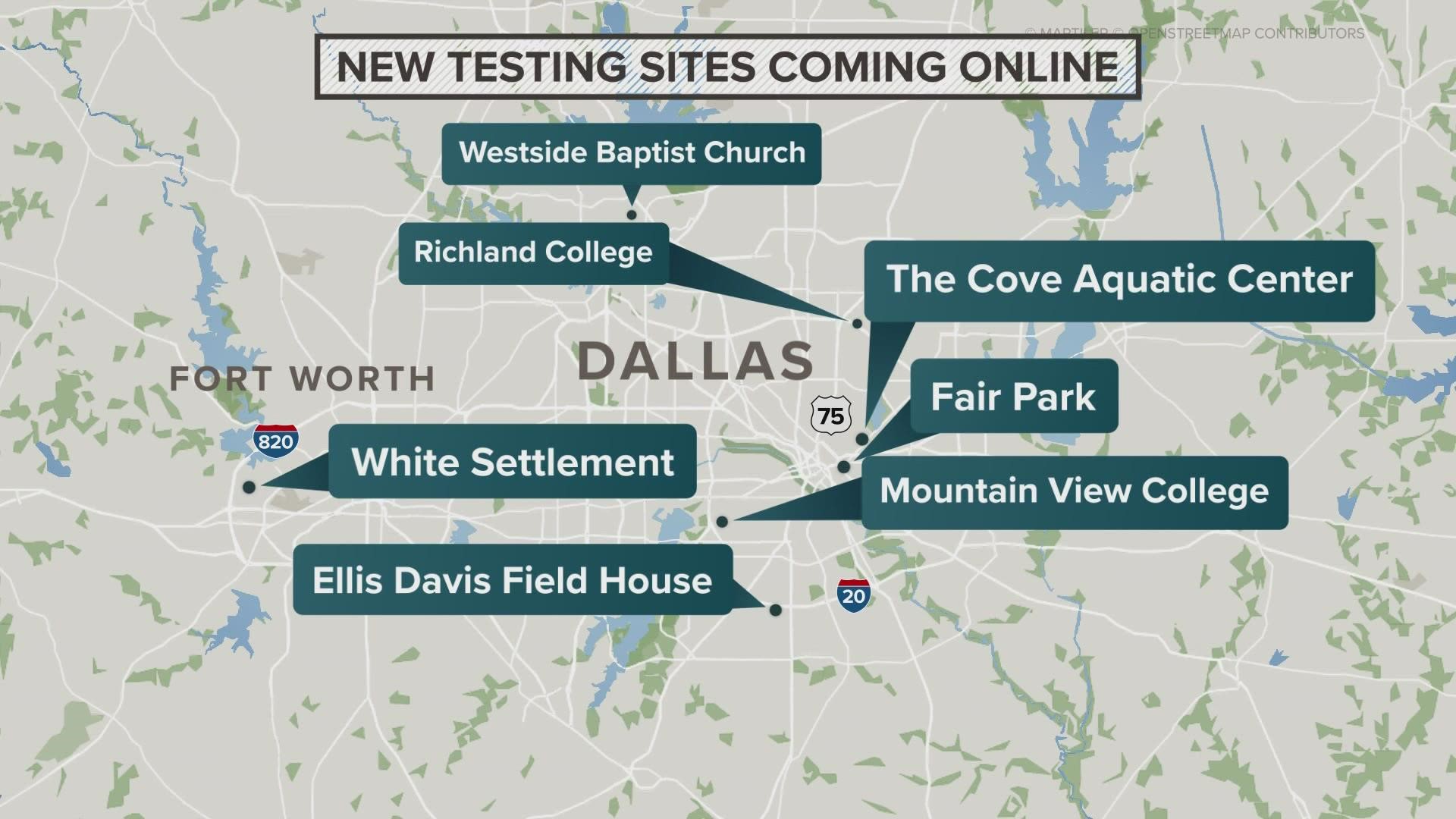 Dallas County adds new COVID 20 testing sites, as Omicron variant drives  surge in cases