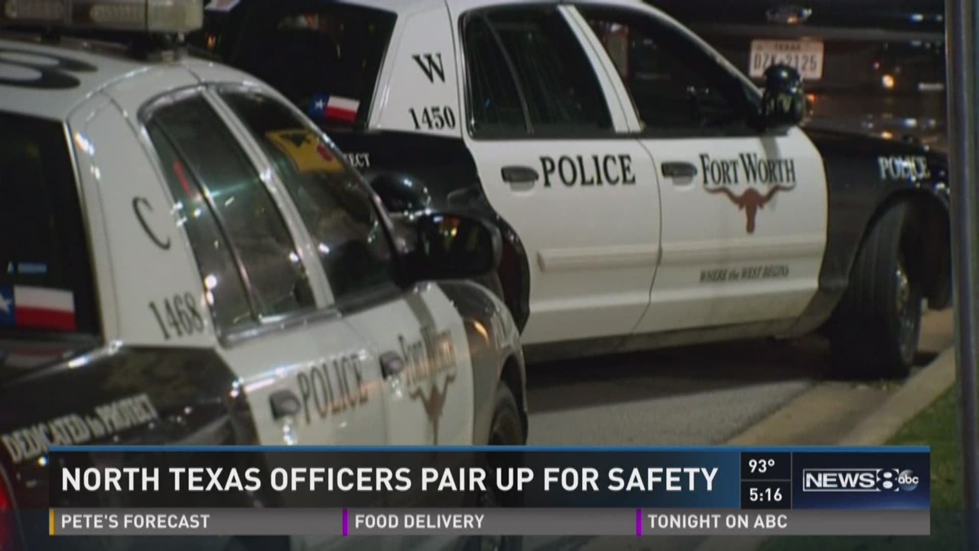 North Texas Officers Pair Up for Safety