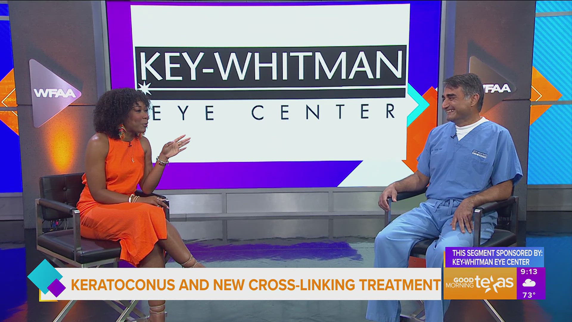 This segment is sponsored by: Key-Whitman Eye Center