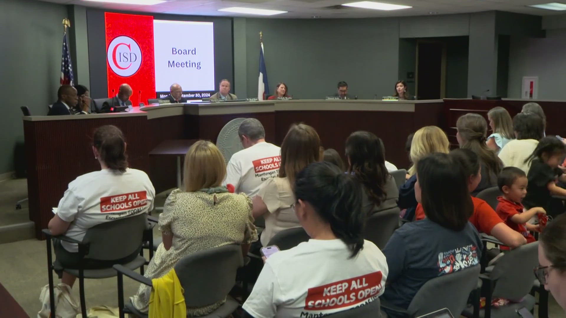 58 people addressed the Coppell ISD school board before it voted to close Pinkerton Elementary School, the oldest public school in the city.