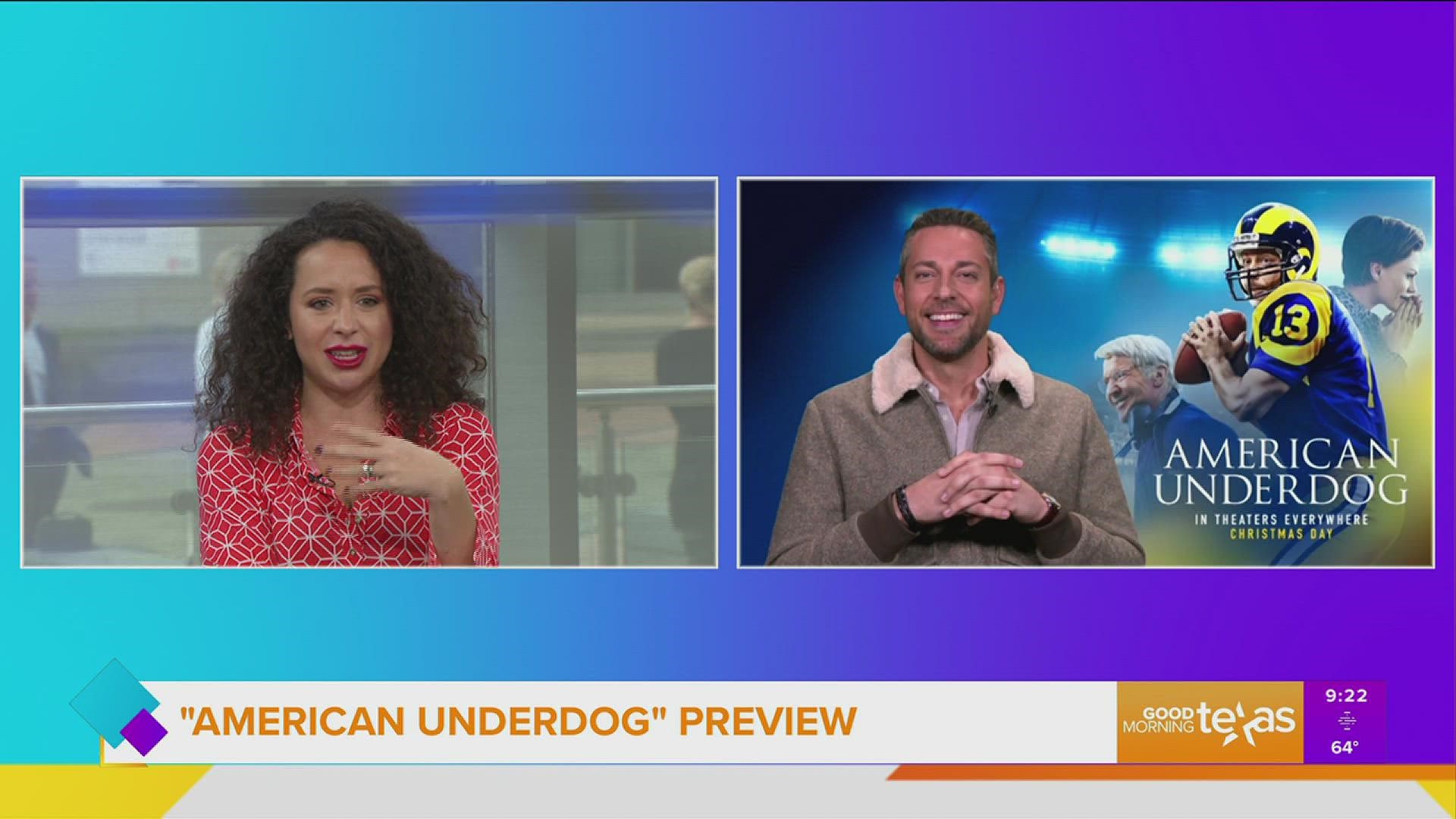 VIDEO: Kurt Warner, Zachary Levi talk 'American Underdog' movie