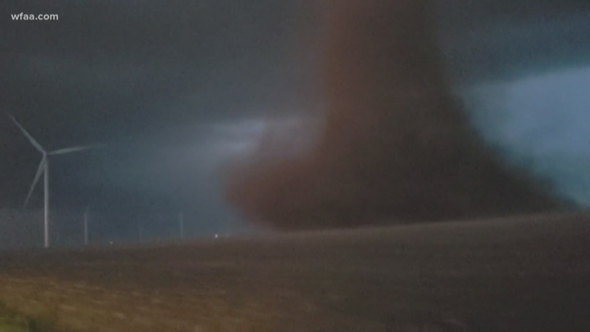 There was a tornado outbreak in Kansas on May 17, and much of it was caught on camera. One tornado was also caught on video in Fort Stockton, Texas.