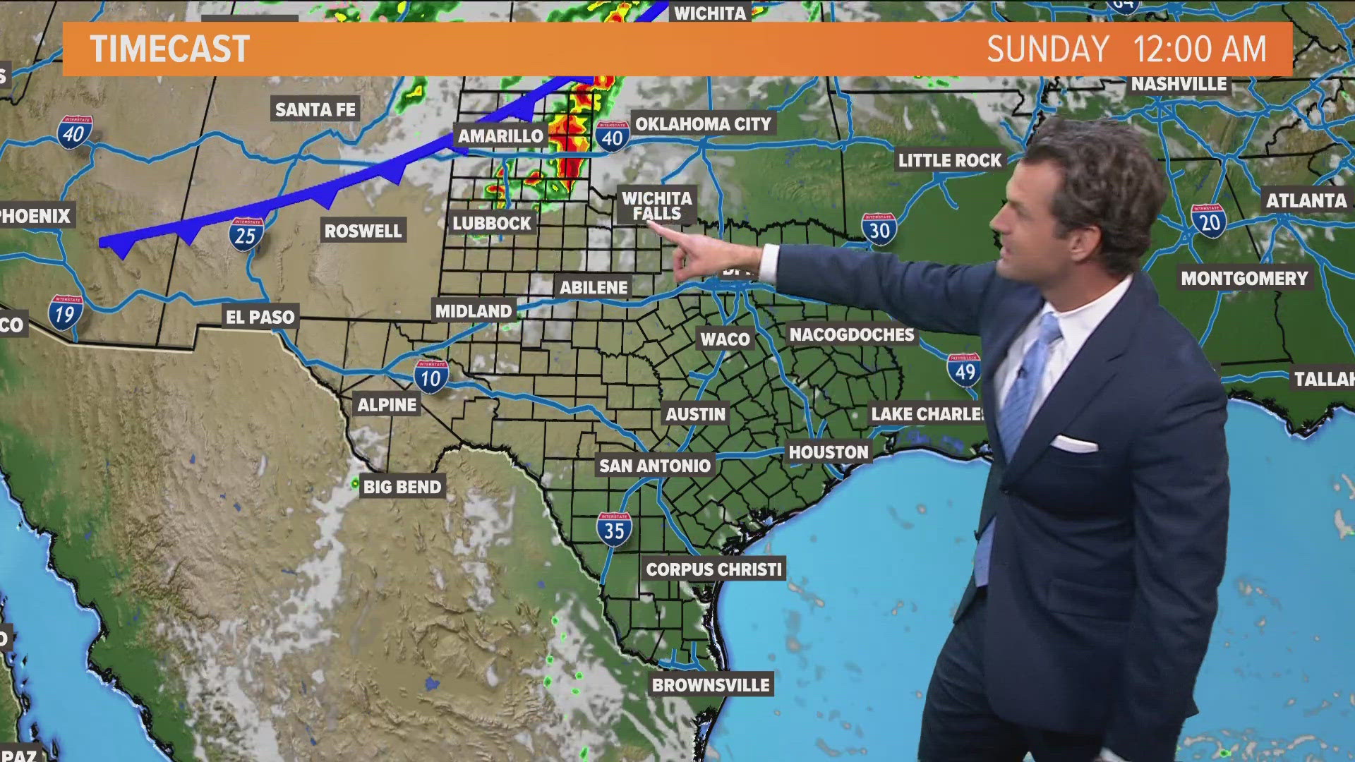 Rain chances return Monday to start next week.