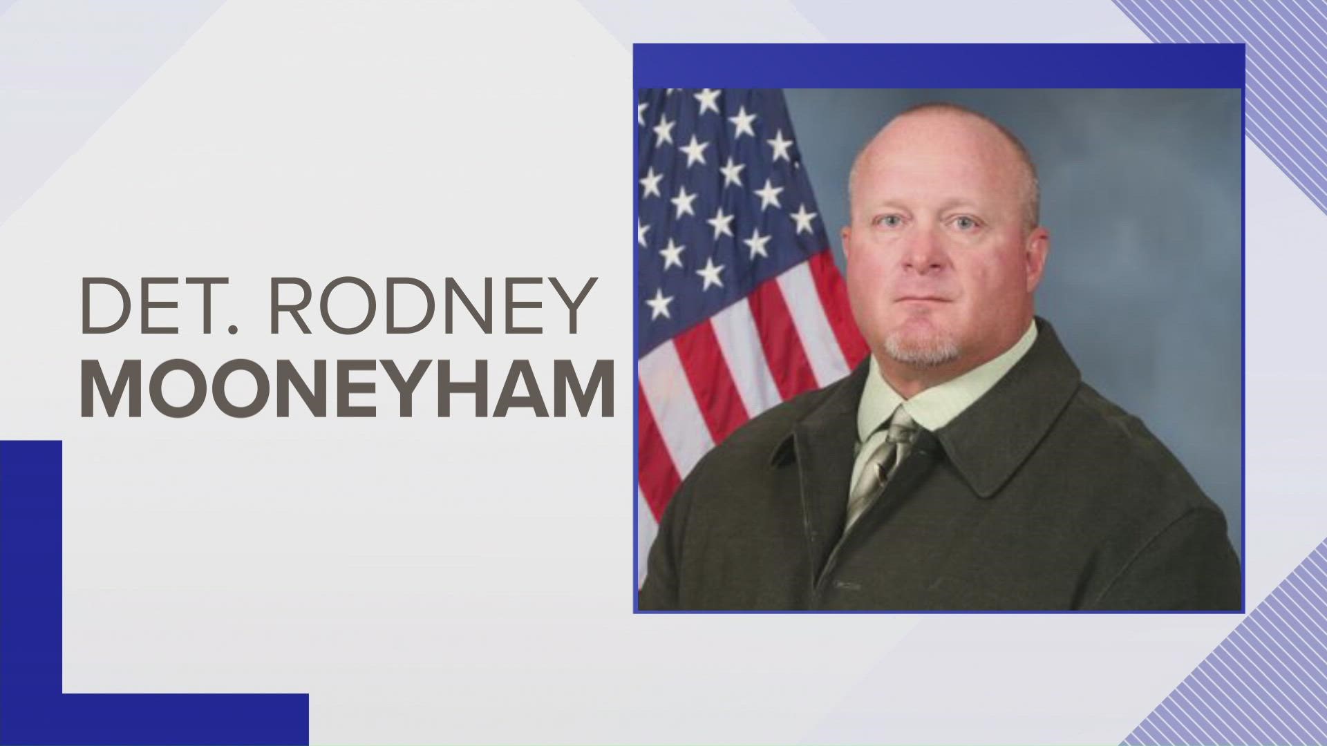 Detective Rodney Mooneyham had been with the Denton Police Department since November 2010.