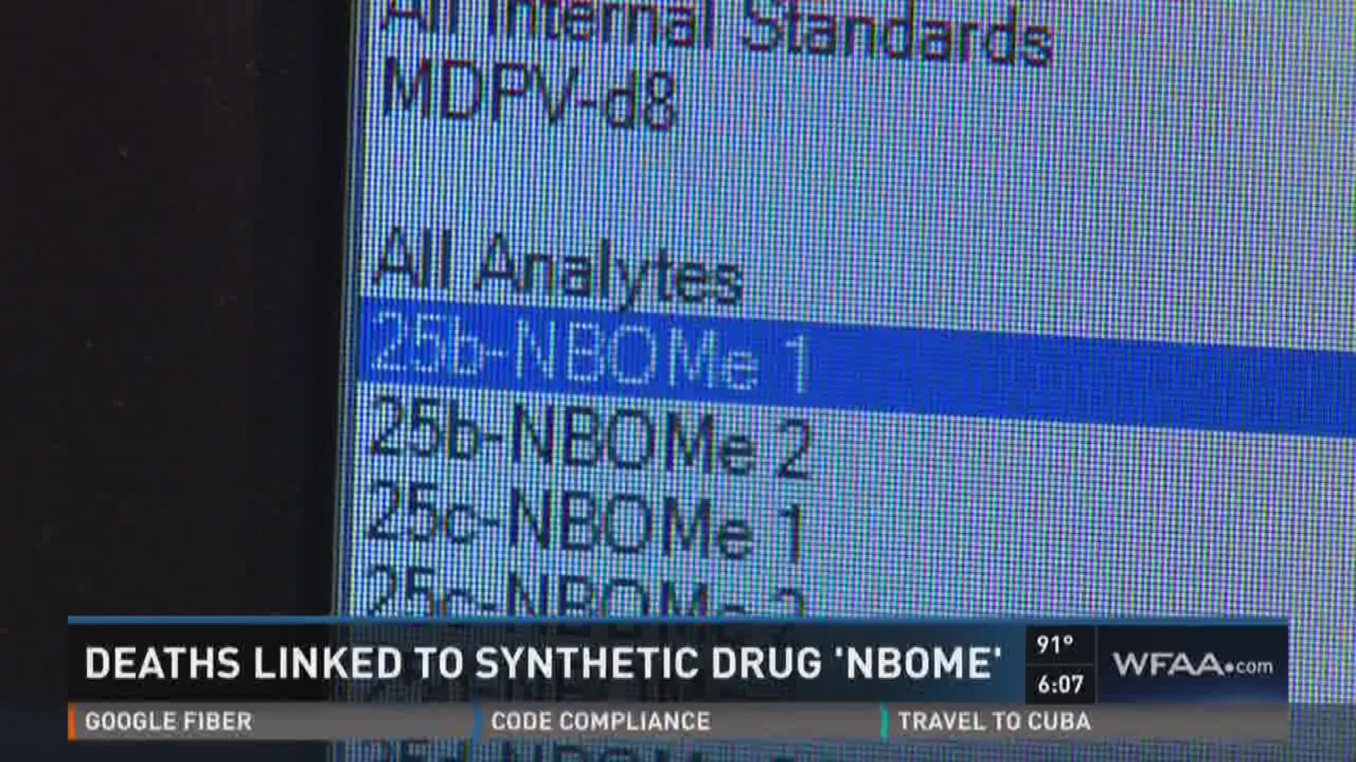 Deaths linked to synthetic drug NBOMe