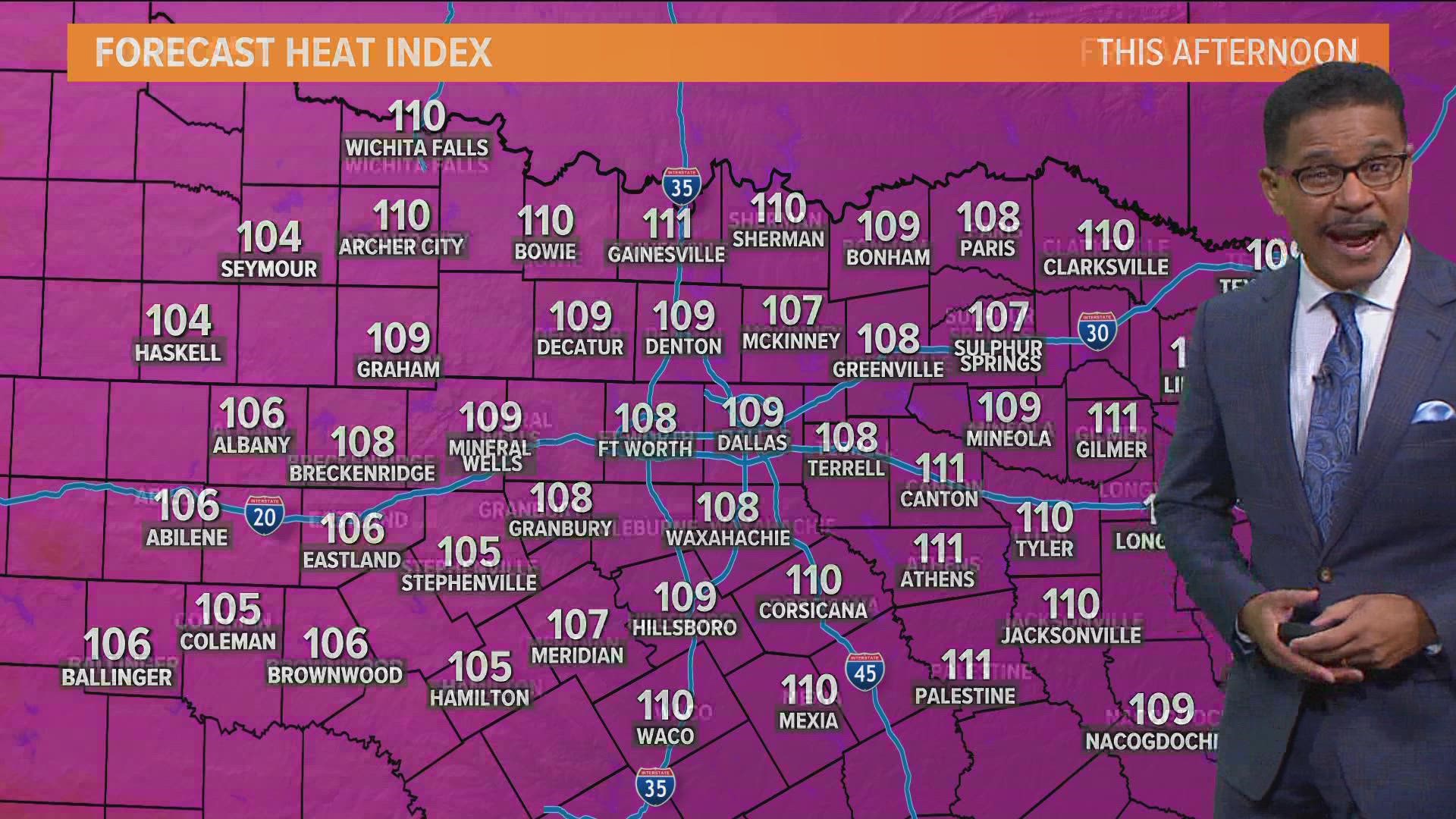 Excessive Heat Warnings and Heat Advisories are in place through the weekend.