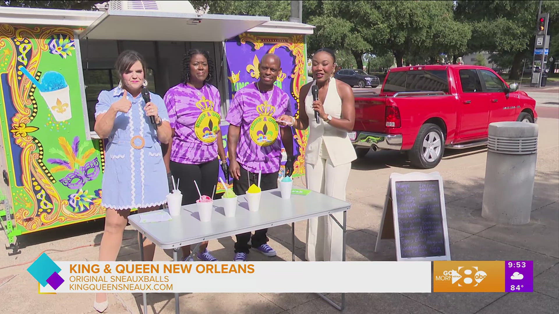 Erin joins Paige and Corey and Rena Bell Clark to try some of King & Queen of New Orleans Original Sneauxballs flavors.