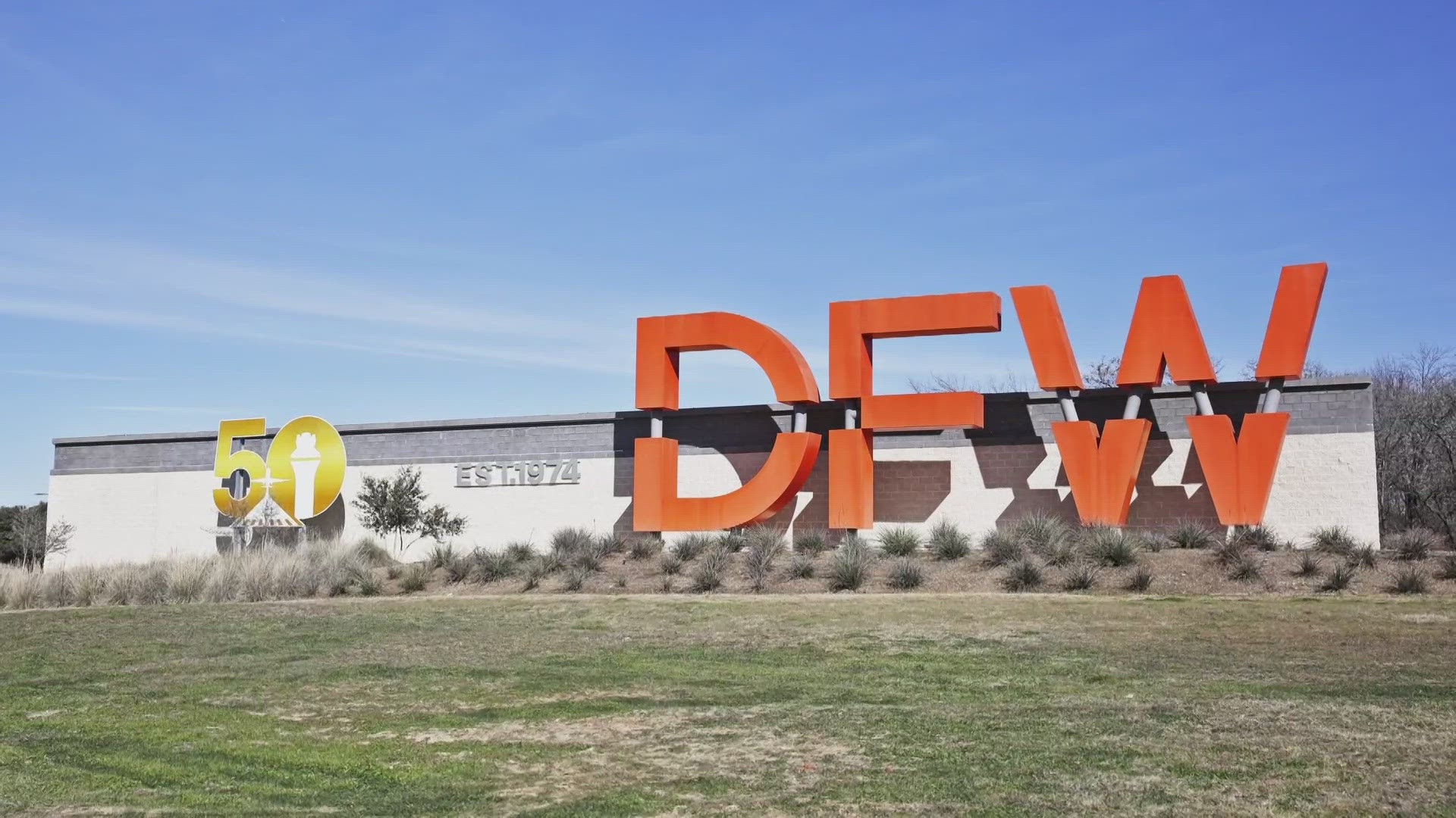 DFW Airport celebrated with a flash mob, spruced up signs, and more.