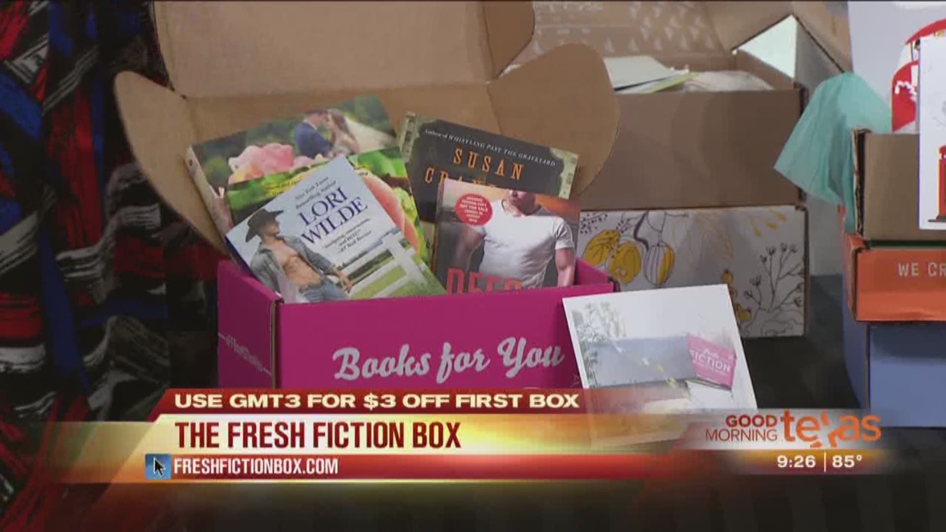 Delivered to Your Door with Subscription Boxes. Go to freshfiction.com for more information about the boxes featured in this segment. 