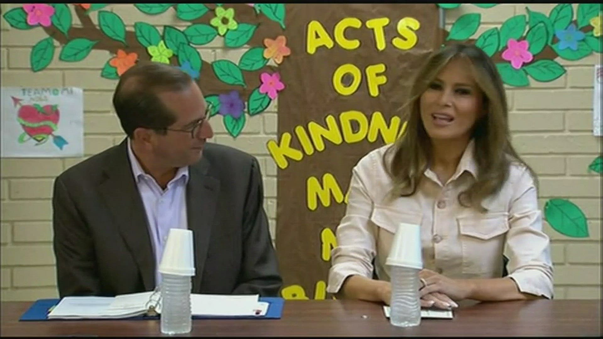First Lady Melania Trump visited the border to offer her help to reunite separated families.