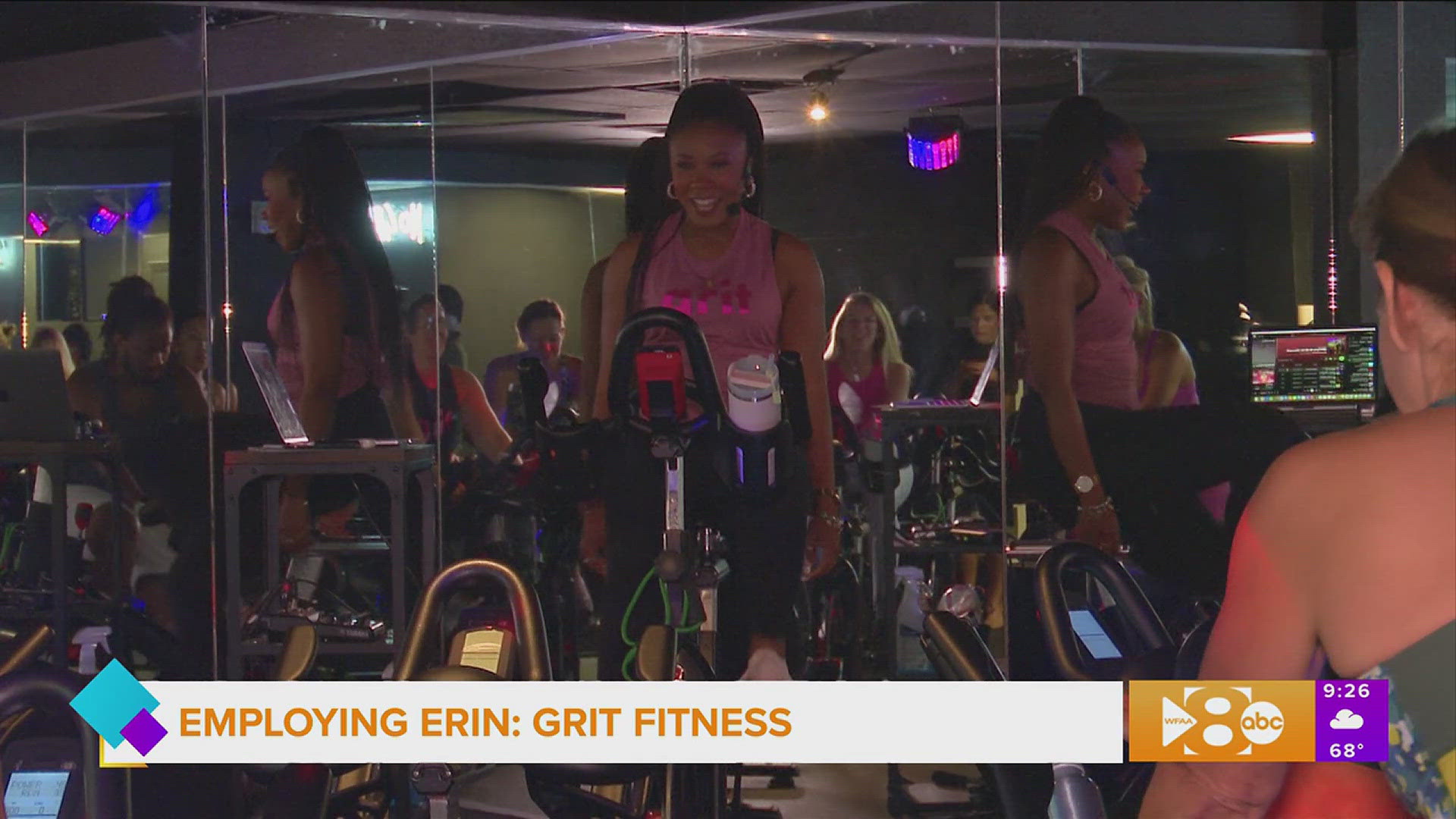 Erin takes over a a fitness class at Grit Fitness. Go to dallasgritfitness.com for more information. 