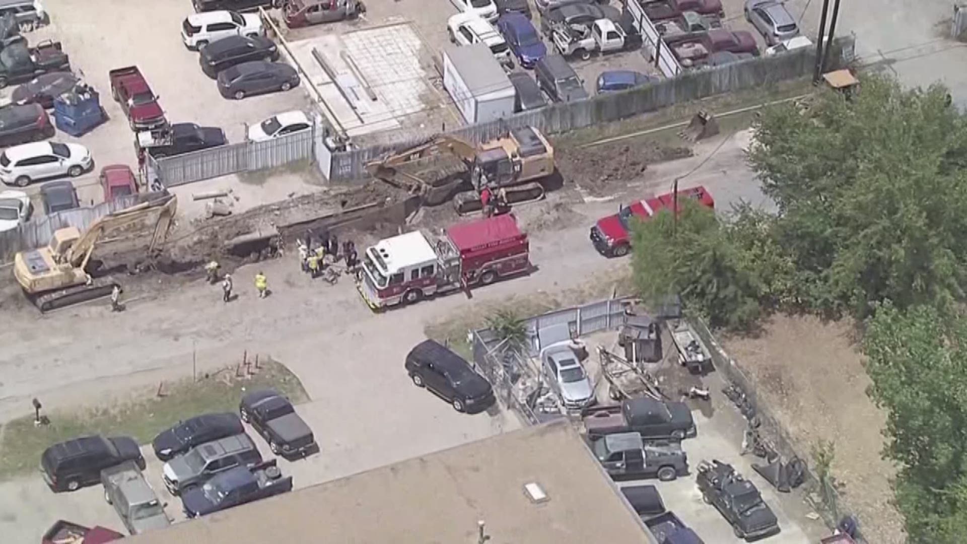 Worker dies after being pulled from trench