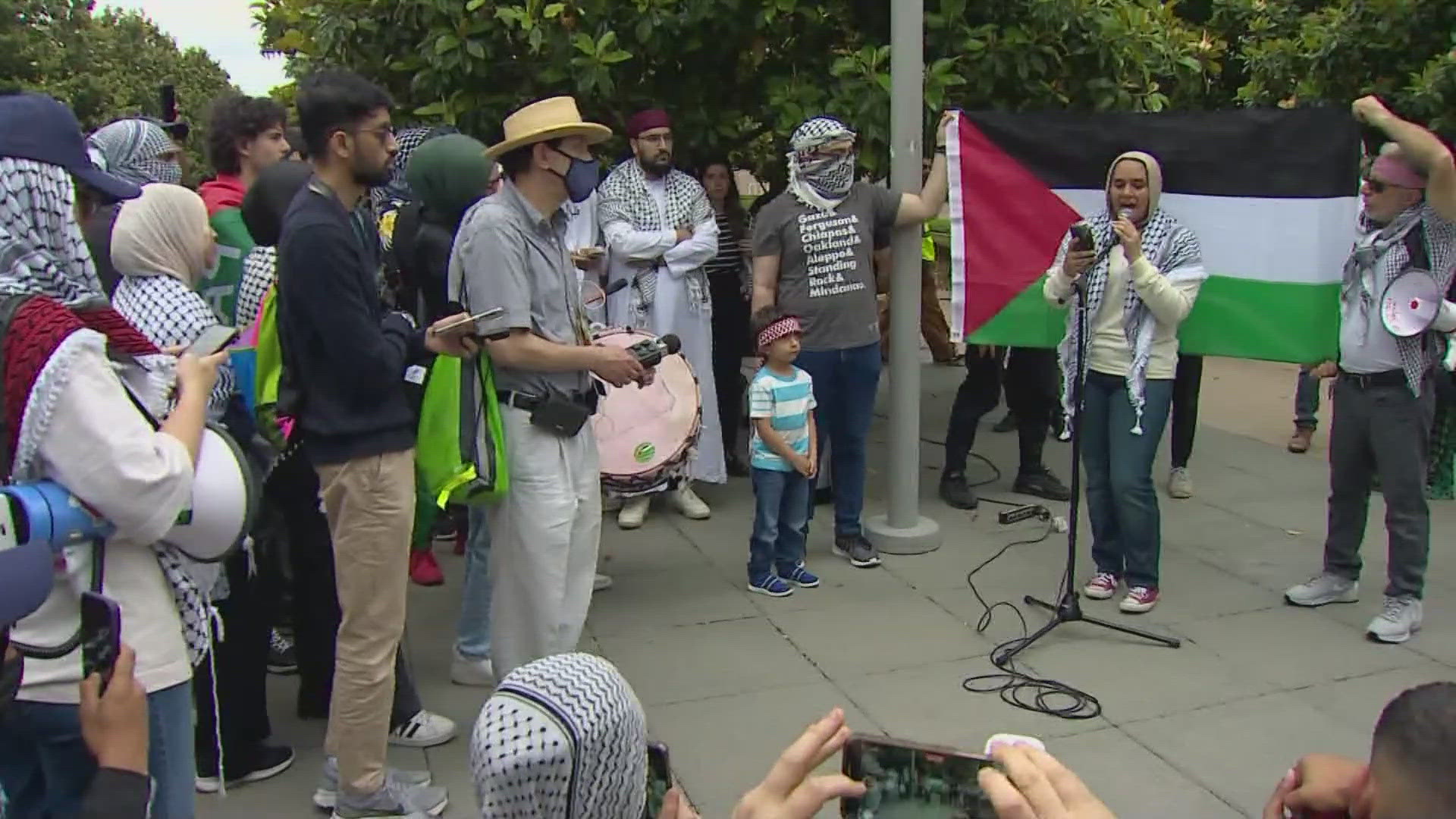 Pro-Palestinian protests continued on college campuses across the country on May 3, 2024.