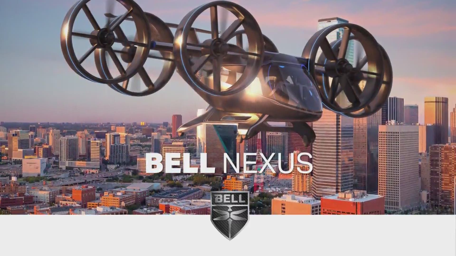 Bell hopes to have the air taxis zipping around Dallas and other cities by the mid-2020s. (Video courtesy of Bell Helicopter)