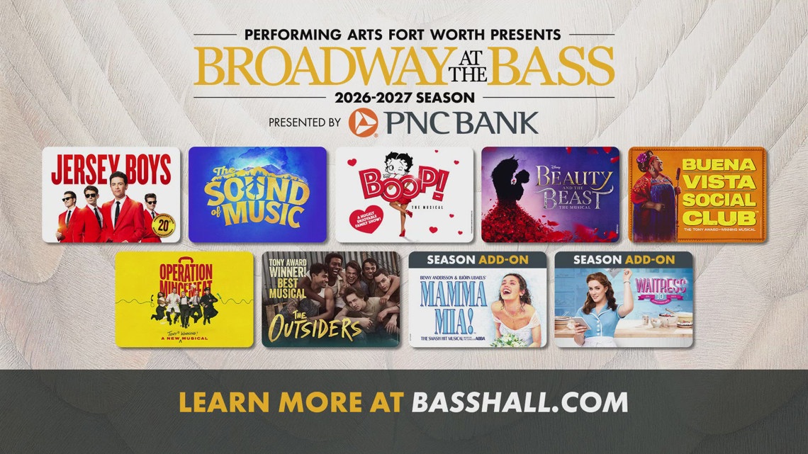 Performing Arts Fort Worth announces 2026-27 Broadway at the Bass lineup