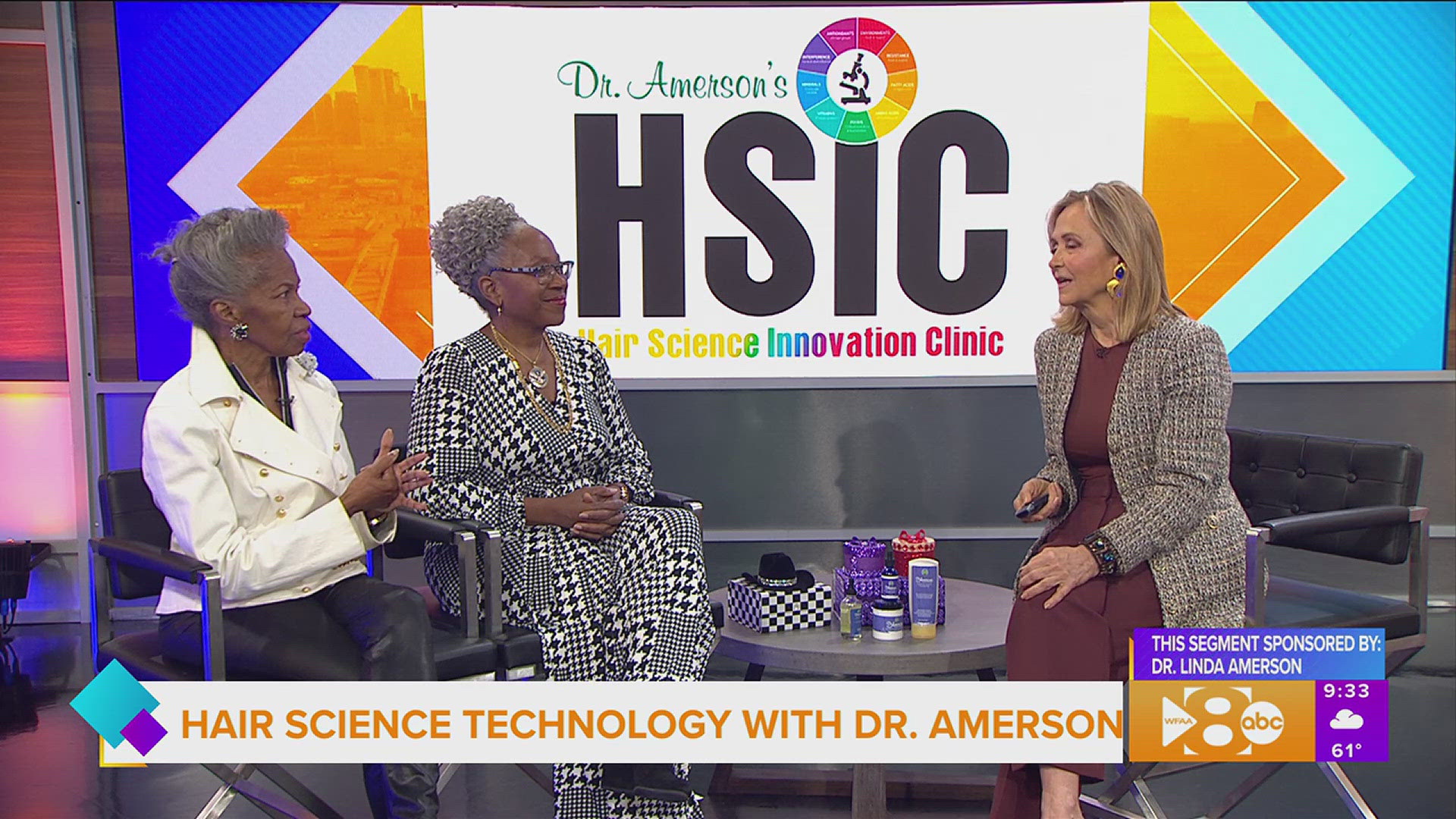 This segment is sponsored by Dr. Linda Amerson's Hair Science Innovation Clinic.