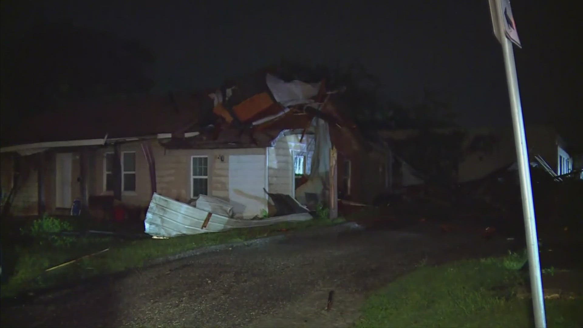 Central Oklahoma and Kansas were hit by tornadoes on Thursday night.