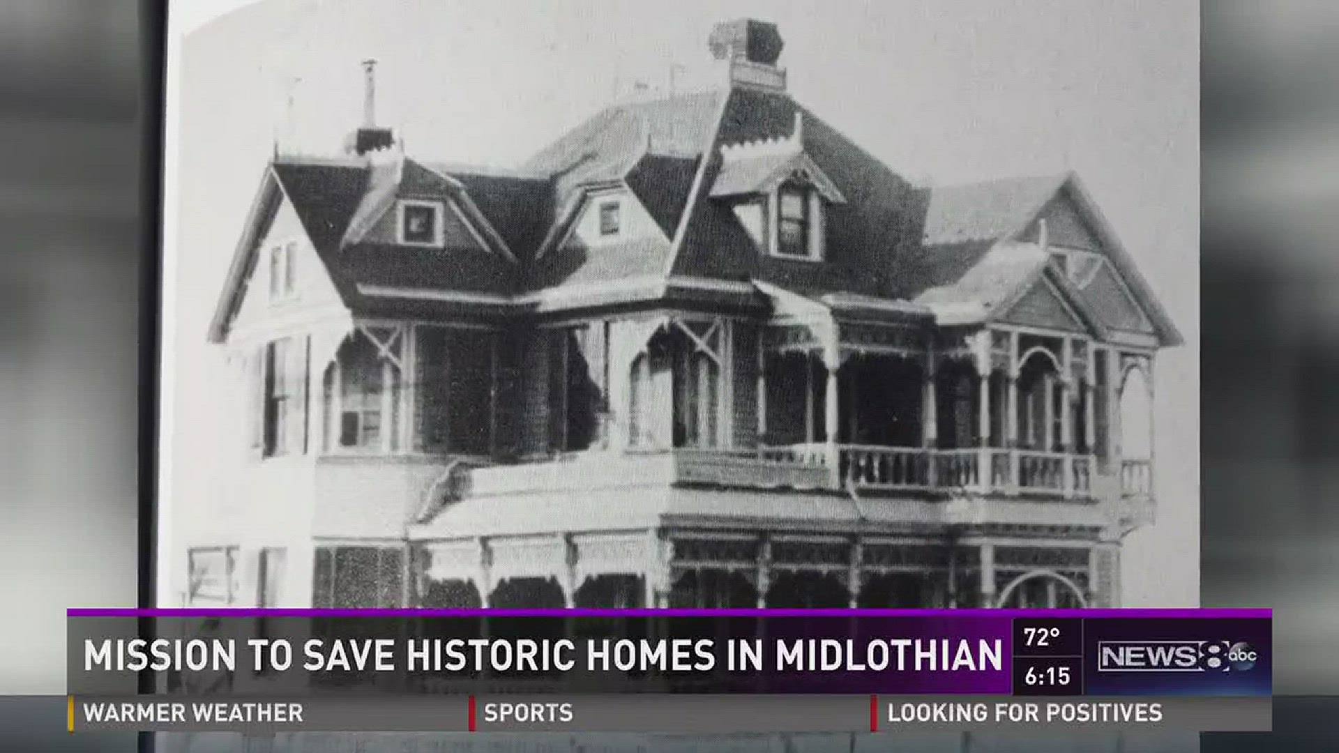Mission To Save Historic Homes in Midlothian