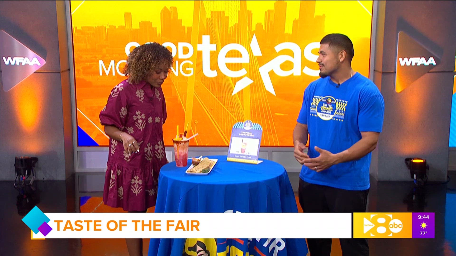 Luis Cano stops by with fair food from Fruteria Cano.